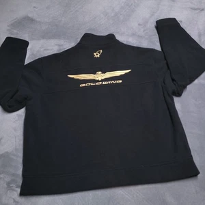 Honda Goldwing Joe Rocket Motorcycle Logo Fleece XL Shacket Full Zip Embroidered - Bild 1 von 10