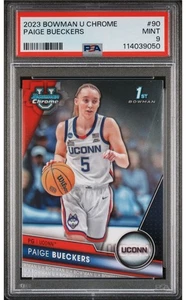 Paige Bueckers 2023 Bowman U Chrome #90 Rookie RC PSA 9 - Picture 1 of 2