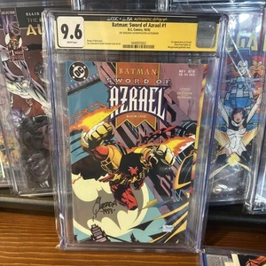 Batman: Sword of Azrael #1 (1992) DC Comics CGC JSA 9.6 signiert Joe Quesada 1993 - Bild 1 von 10