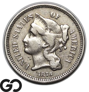 1873 Three Cent Nickel - Picture 1 of 3