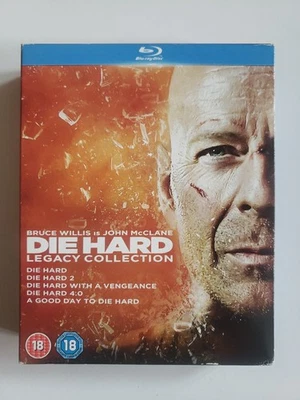 Die Hard 1-5 - Legacy Collection Blu-ray BoxSet All Discs In Excellent Condition - Image 1 of 2