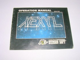 Xexyz (Nintendo NES) Original Instruction Manual