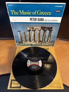 The Music Of Greece - Peter Kara & His Orchestra - Coral Records 57348  Mono B1 - Picture 1 of 4