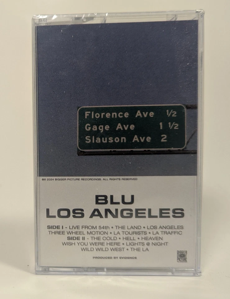 BLU EVIDENCE LOS ANGELES  CASSETTE TAPE RARE! SOLD OUT!  - Image 1 of 4