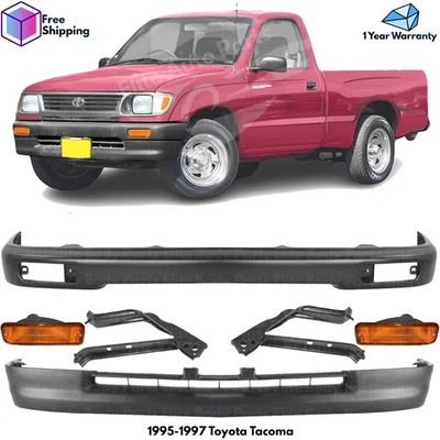 Front Bumper Paintable Steel & Lower Valance Kit For 1995-1997 Toyota Tacoma - Imagem 1 de 4