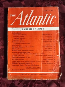 ATLANTIC January 1939 William Saroyan E. M. Forster Manuel Quezon John Gunther - Picture 1 of 1
