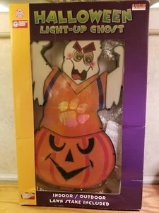 NCAA Clemson Halloween beleuchtet Hof Schild Geist lizenziert Halloween NEU - Bild 1 von 10