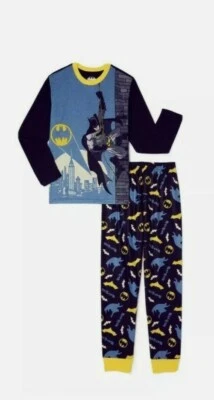 New DC Comics Batman Boys 2 piece Pajama Set  Size XS 4/5 Free shipping.  - Image 1 of 4