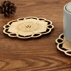 Cup Mat Slice Wood Base Wooden Wall Sign Laser Cut Handmade Coasters Making