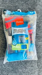 Hanes Boys' Underwear, 5 Pack Tagless Comfort Soft Boxer Briefs - Picture 1 of 12