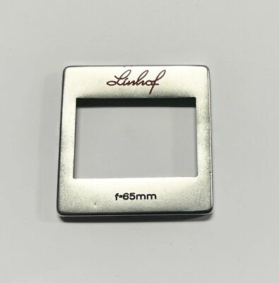 Vintage Linhof 65mm Lens Frame Finder Mask Technika IV III 6x9cm Camera - Image 1 of 2