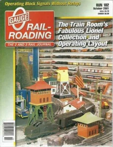 O Gauge Railroading October 2001 Barrel Unloading Ramp Plans Oper Block Signals - Picture 1 of 1