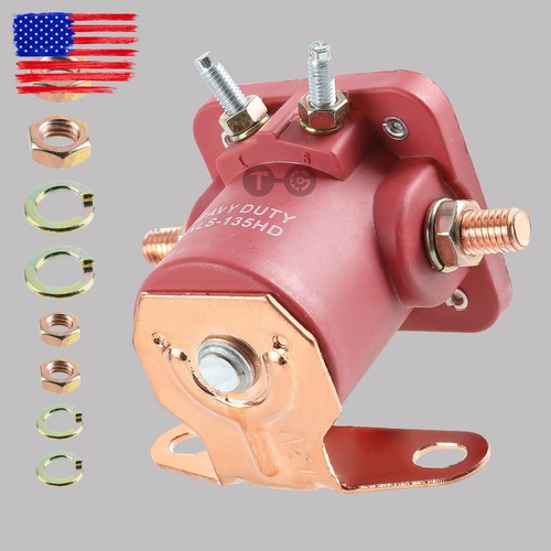 4Pin 12V Heavy Duty Red Solenoid Relay for Ford Starter Car Truck SW3
