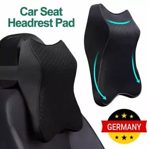 Autositz Kopfstütze 3D Memory Foam Reisekopf Nackenstütze Kissen KFZ Kopfkissen - Bild 1 von 14