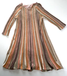 Moth Womens Sweater Dress Size Small Multi Color Stripe Pattern Midi Dress - Picture 1 of 7