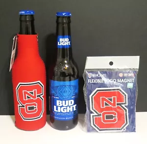 NC STATE WOLFPACK NEOPRENE, BOTTLE SUIT & FLEXIBLE MAGNET FROM KOLDER(CLOSEOUT) - Picture 1 of 1