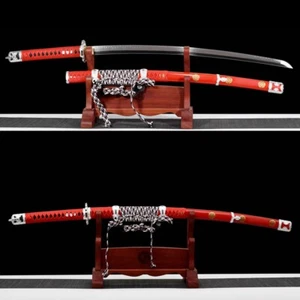 Handschön Ton gehärteter T10 Stahl scharf Ninja Tachi japanisches Samurai Katana Schwert - Bild 1 von 10