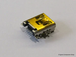 Mini USB, Type B, 5-pin In-Board Socket. UK Seller - Fast Dispatch. - Picture 1 of 7