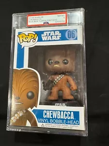 Star Wars Chewbacca 06 - OG Blue Box 2014 Funko Pop PSA 8 graded NM-MT 02080758 - Bild 1 von 5