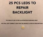 25 Pc Led Repair Kit for Panasonic TX-50AS650B Tx-50asw654