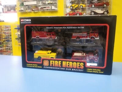 CORGI SHOWCASE COLLECTION  BOSTON CLASSIC AMERICAN FIRE APPARATUS SET #9  - Image 1 of 4