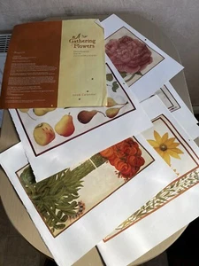 12 VINTAGE BOTANISCHE BLUMEN ILLUSTRATIONEN - zum Rahmen - Bild 1 von 2