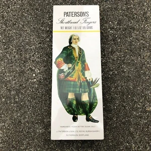 Paterson's Shortbread Fingers Advertising Tin Scotland 12" x 4" x 1.5" EUC - Picture 1 of 4