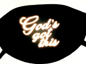 Fashion Face Mask reusable washable Cotton, Christian Religious God Jesus Lord - Picture 1 of 18