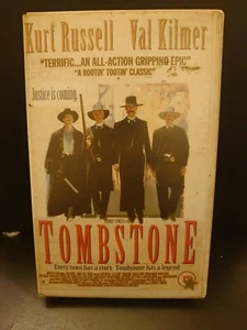 Tombstone - Kurt Russell - Val Kilmer - Big Box EX RENTAL - PAL VHS - Picture 1 of 6