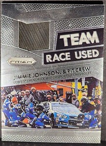 Jimmie Johnson RT-JJ 2016 Panini Prizm Racing Team Race Used Tire NASCAR Champ