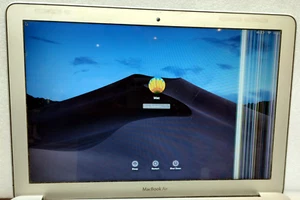 GENUINE APPLE MACBOOK AIR 13 SCREEN DISPLAY ASSYMBLY A1466 -Screen Lines Fault 4 - Picture 1 of 13