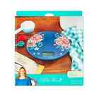 Pioneer Woman 15 Pfund Bäckerei digitale Glaswaage mit prozentualer Funktion Blumenmusterblau