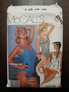 Vintage McCall's Misses' Swimsuits Pattern #2535 Size 6 CUT - Picture 1 of 3