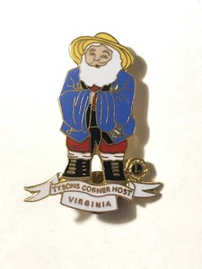 Prendedor vintage Tysons Corner Virginia asiático Santa Claus Lions Club - Imagen 1 de 2