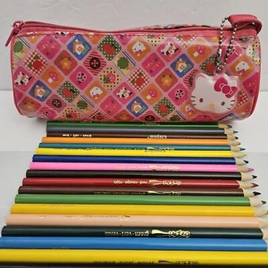 Hello Kitty Federmäppchen Etui mit 54 gemischten Farbstiften *alle Fotos ansehen - Bild 1 von 15