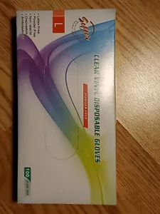 Guanti Monouso in Vinile Trasparente Morbido Senza Polvere Grandi 100 Ct - Foto 1 di 3