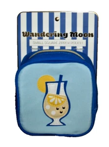 Wandering Moon - Small Square Zipper Pouch - Picture 1 of 1
