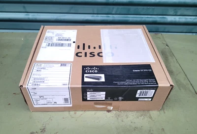 Brand New Sealed Cisco SF350-08 8-port 10/100 Managed Switch SF350-08-K9-NA - Image 1 of 4