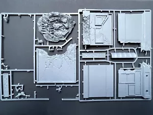 Marvel Crisis Protocol - Destroyed Roxxon Self Service Gas Station Terrain Piece - Bild 1 von 4