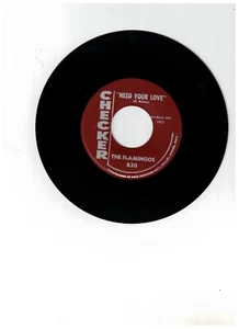 The Flamingos DOO WOP 45 (Checker 830) Need Your Love/I'll Be Home VG+/NM- - Imagen 1 de 2