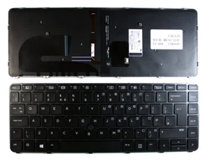 UK Layout mit Zeiger grauer Rahmen Hintergrundbeleuchtung schwarz Tastatur für HP EliteBook 840 G3 - Bild 1 von 1