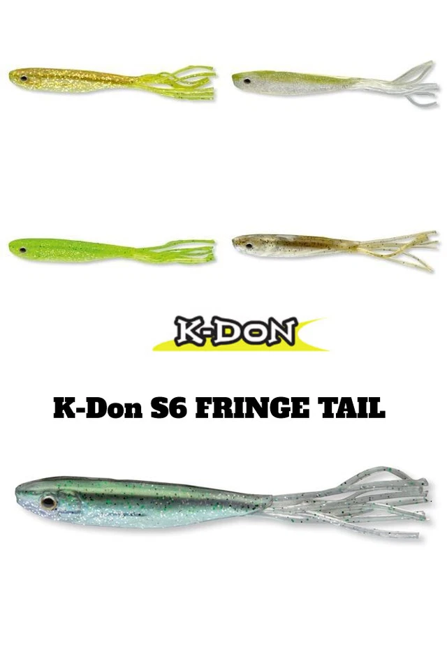 K-Don S6 Fringe Tail 14 cm / Farbauswahl / Cormoran Vertikal - Bild 1 von 1