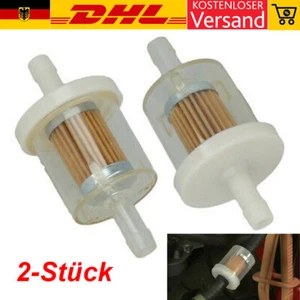 2stk. Kraftstofffilter Benzinfilter für Aufsitzmäher Rasentraktor Motoren 493629 - Bild 1 von 11