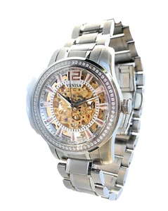 Relojes Automáticos Cara de Reloj Grande Correa Plateada - Diseño Jean - Imagen 1 de 9