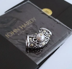 JOHN HARDY - Colgante Deslizable Perla con Oro 18K y Plata de Ley - ¡Prístino! - Imagen 1 de 5