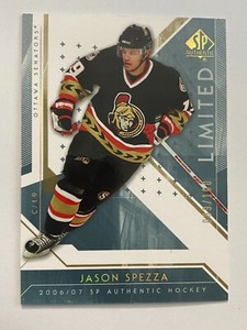 2006-07 Upper Deck SP Authentic Hockey Limited Parallel #32 Jason SPEZZA /100