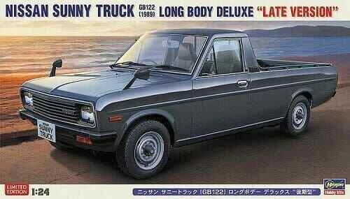 Hasegawa 20275 Nissan Sunny Truck GB122 (1989) Long Body Kit Montaggio 1/24 - Immagine 1 di 1
