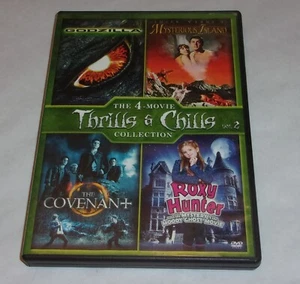 Thrills & Chills 4 DVD Movie Collection: Godzilla/Mysterious Island/Covenant - Picture 1 of 2