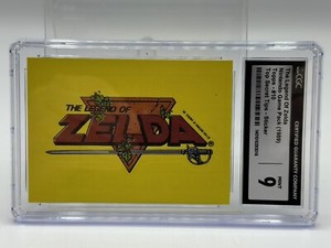 1989 Topps Nintendo Game Tips Sticker #10 The Legend Of Zelda CGC Mint 9