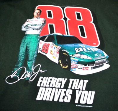 Camisa NASCAR Dale Earnhardt JR. Amp Energy Green Hendrick Motorsport talla XL. Foto 1 de 4